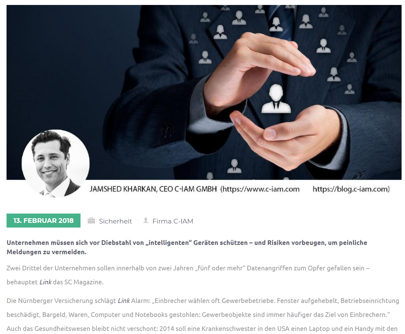 Verschlüsselung ist nicht alles - aber ohne Verschlüsselung ist alles Nichts!